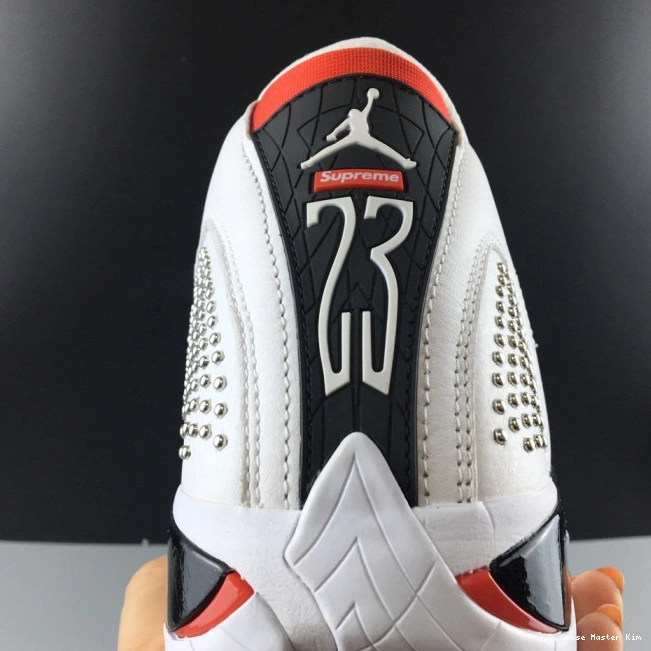 BV7630-106 Retro Air Jordan 14 White 0712